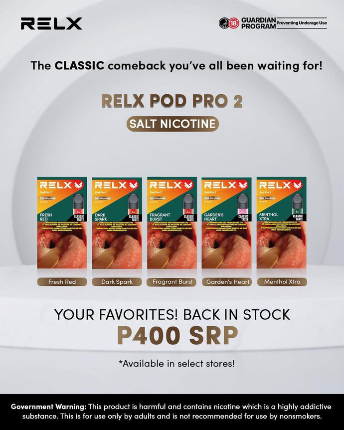 Relx Pod Pro 2 Classic Salt Nic Relx Pod Pro 2 Classic Salt Nic