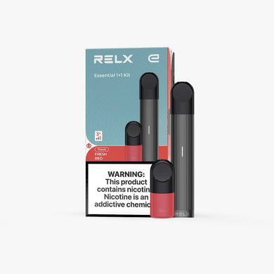 Relx Essential Starter Kit : Black Fresh Red